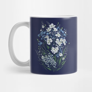 Bouquet of forget me not flowers Mug